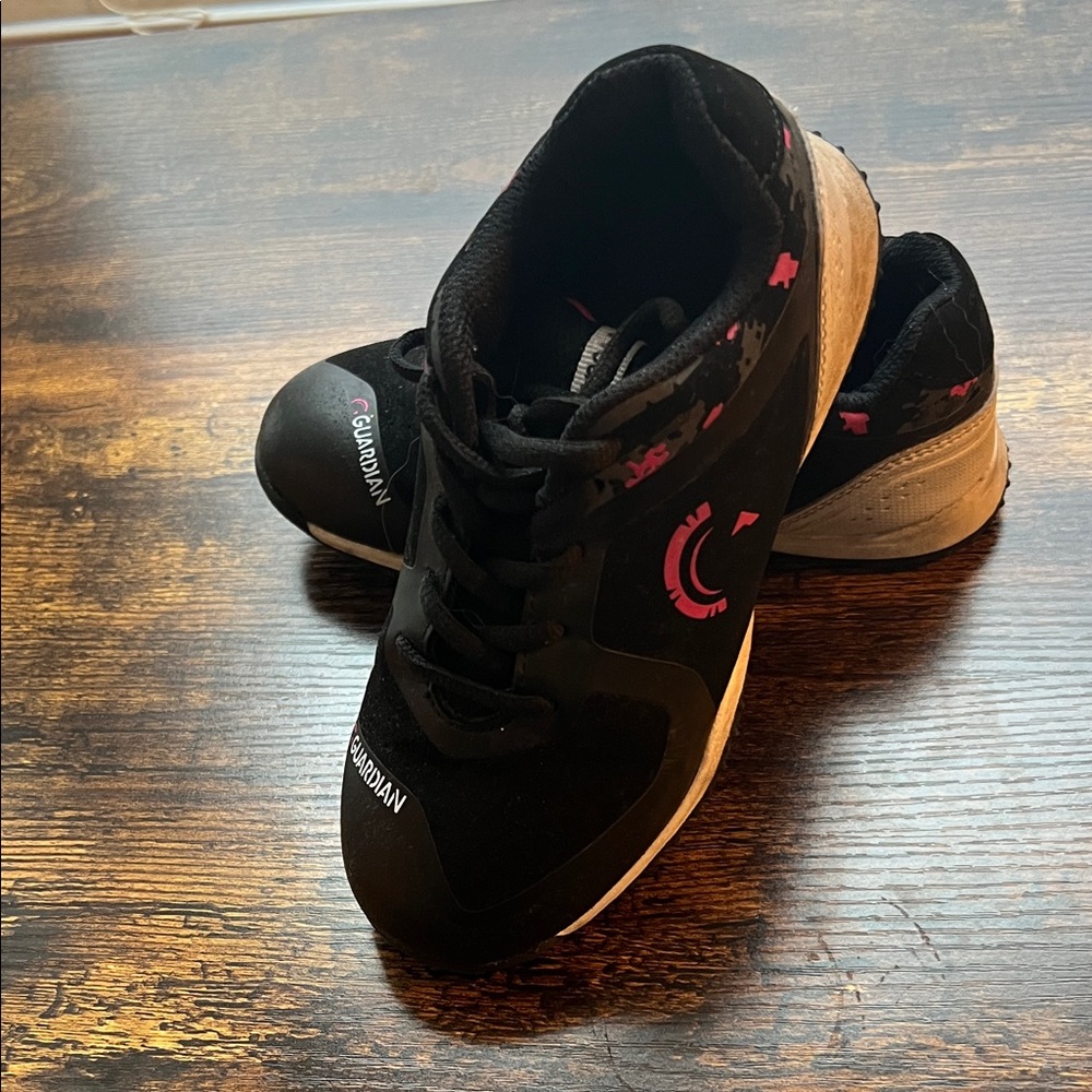 Black and Pink Turf Shoes